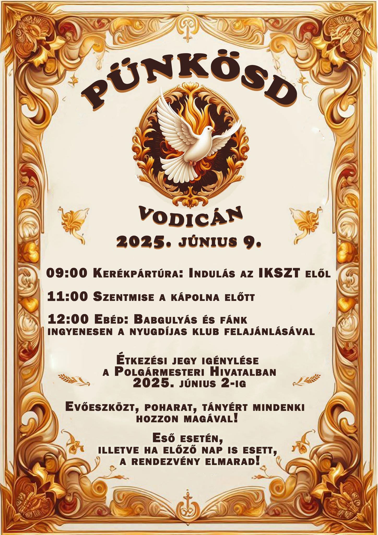 Pünkösd Vodiván 2025.06.09.