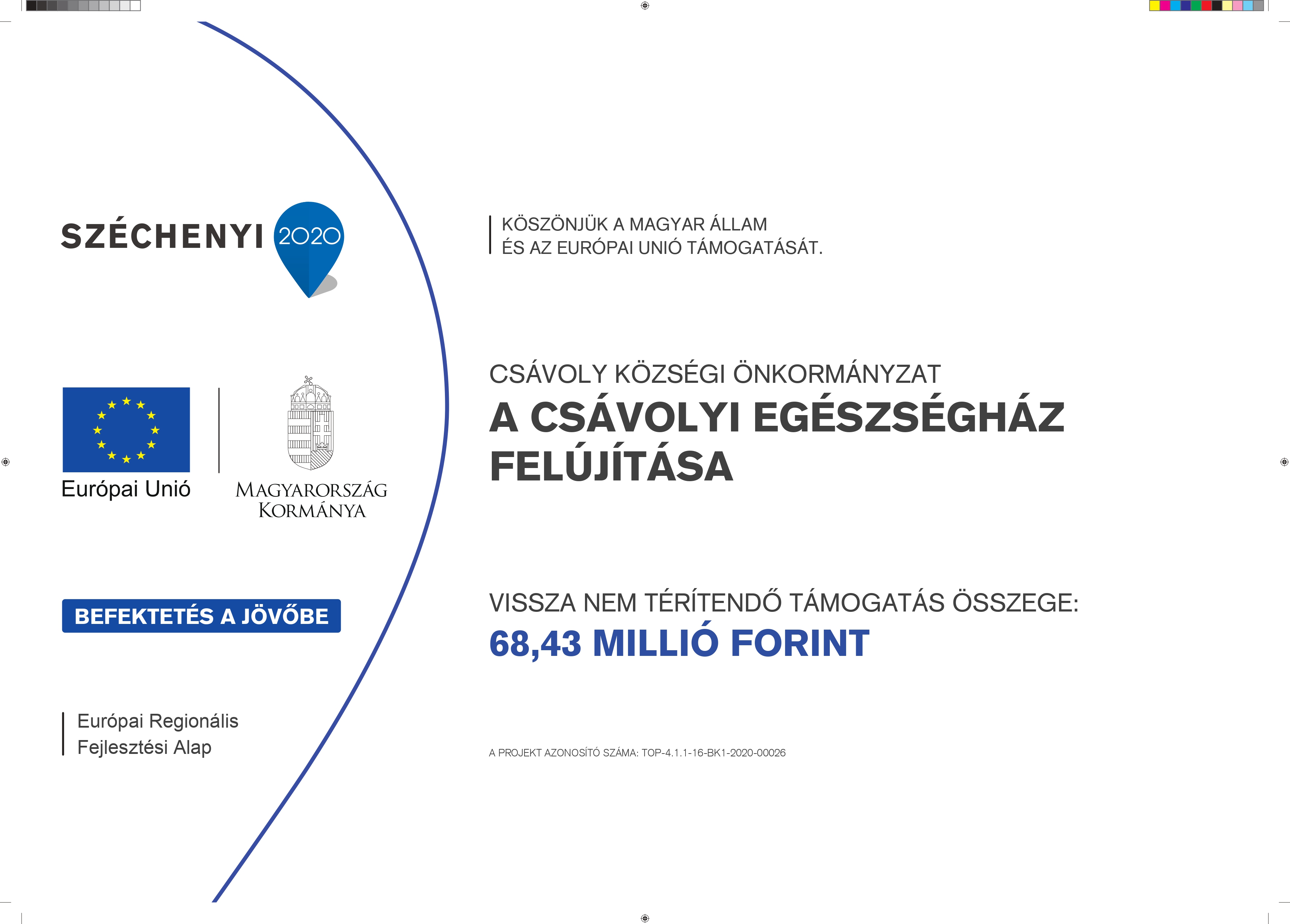 A csávolyi egészségház felújítása