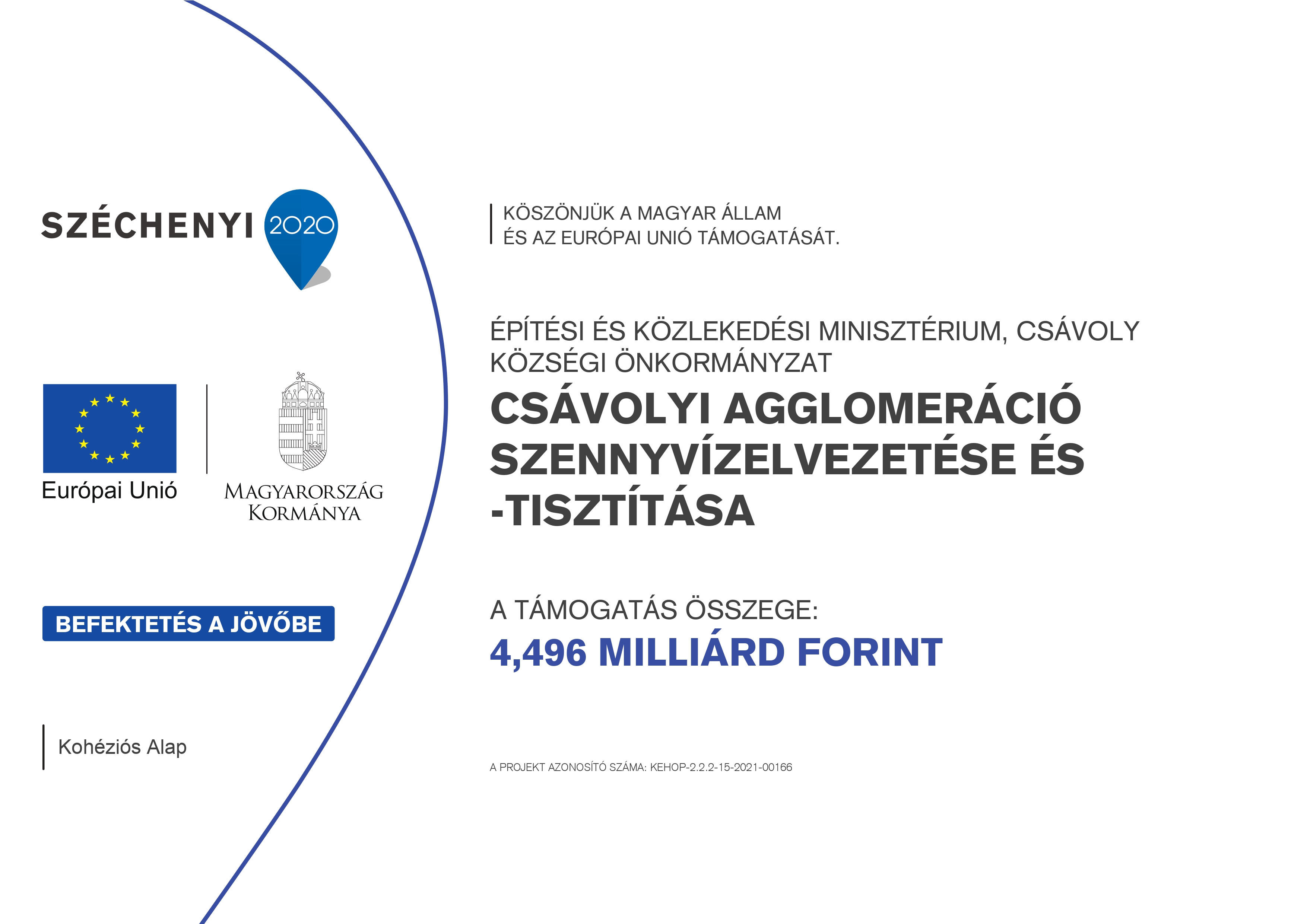 Csávolyi agglomeráció szennyvízelvezetése és -tisztítása
