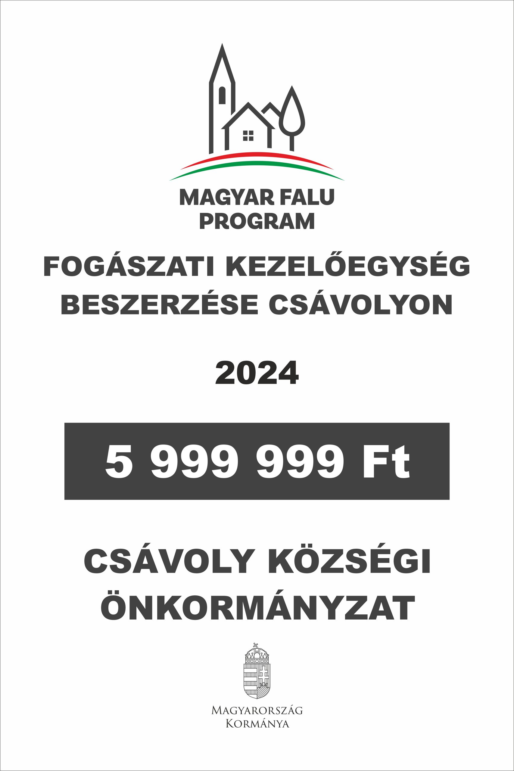 Fogászati kezelőegység beszerzése Csávolyon – 2024 (MFP-ÖTIFB/2024)