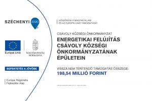 Energetikai felújítás Csávoly Községi Önkormányzat épületein