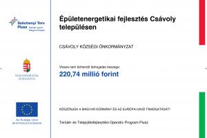 Épületenergetikai fejlesztés Csávoly településen