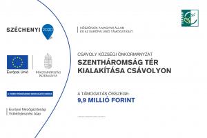 SZENTHÁROMSÁG TÉR KIALAKÍTÁSA CSÁVOLYON