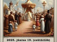 Úrnapi körmenet Csávolyon 2025.06.19.