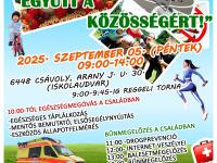 Családi nap Csávolyon_Együtt az egsészégért, együtt a közösségért!